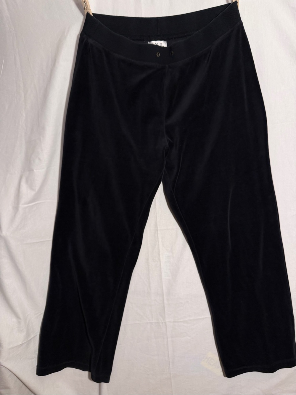 #377 Women's Black Velour Lounge Pants